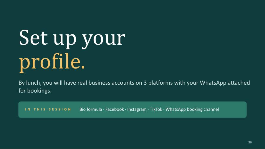 Account Setup preview